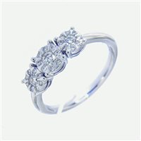 Anello Mirco Visconti Donna in Oro bianco Diamante 0.26 Ct AB697/20 - AB697/20